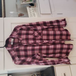 Plaid button down shirt